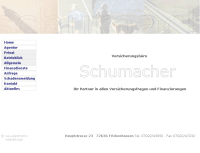 Versicherungsbro Schuhmacher in Frickenhausen  Tel. 07022-43656